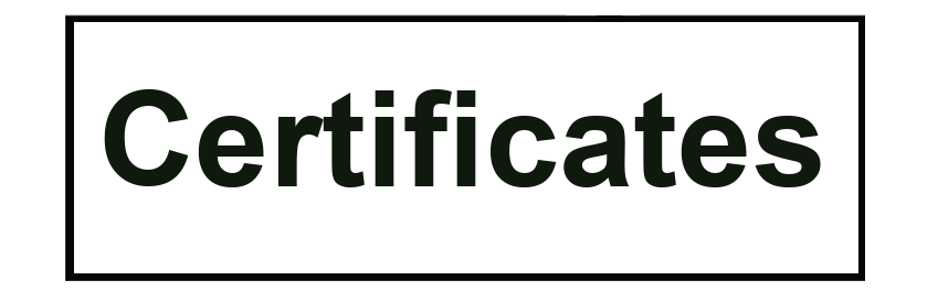ISO Certificate